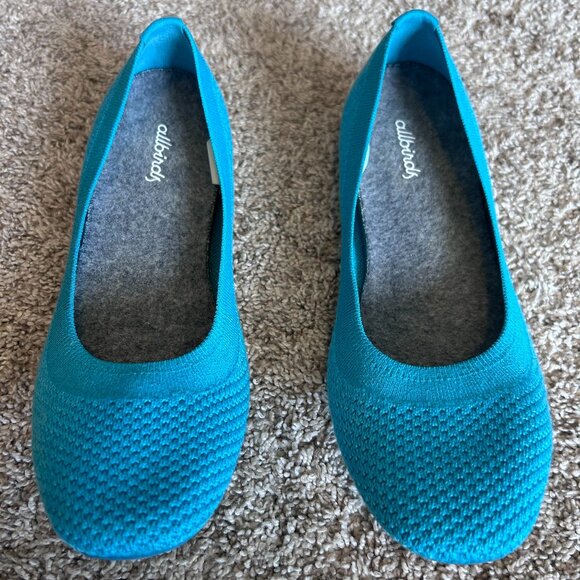 Allbirds Women’s Tree Breezers Slip-On Flats – Teal Blue SZ 8 - Picture 1 of 9